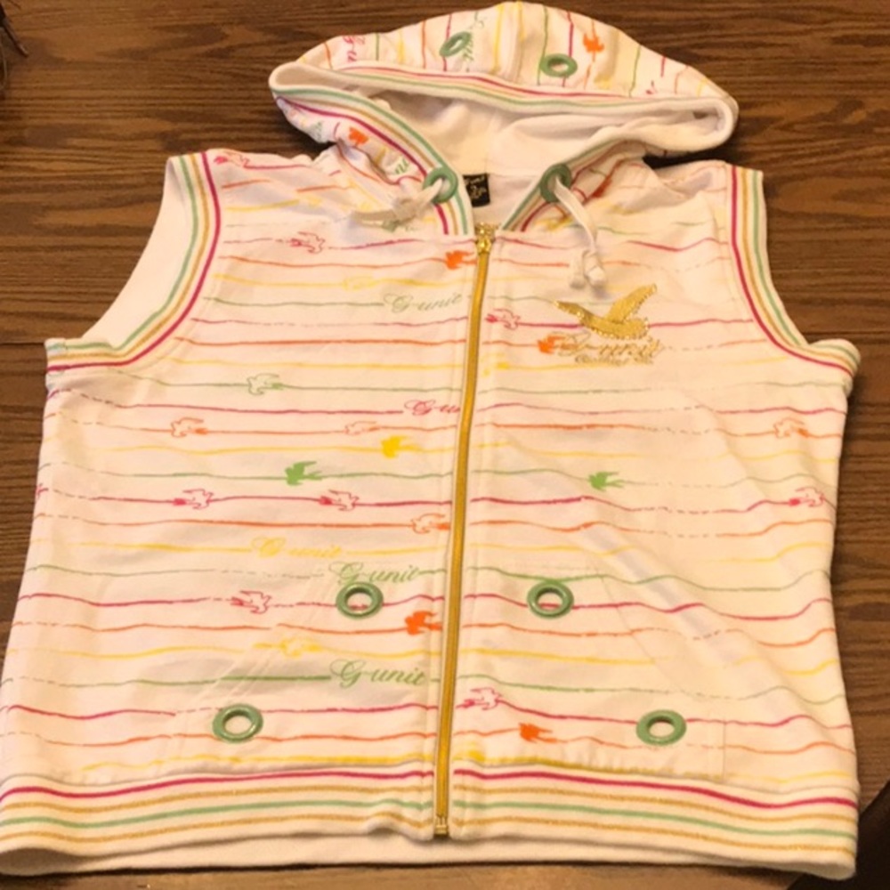 Hoodie G-UNIT Vest neon PINK & - Picture 2 of 7